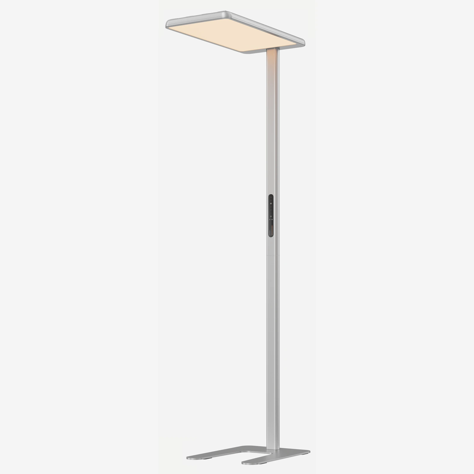 ZX-F0288 E3 floor lamp with complete rectangular head, upright and split base